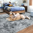 thumbnail image 4 of ZENELESS 8'x10' Big Area Rugs Indoor Fluffy Rugs for Living Room Bedroom Modern Carpet Home Decor,Tie-dye Grey, 4 of 8