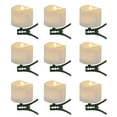thumbnail image 4 of EGNMCR 9PC Remote Control Timing Plastic Flashing Candle Light With Clip,LED Tea Lamp, 2 Buttons Remote Control Flashing Control On-off, Timing Function, Halloween -, 4 of 7