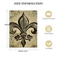 thumbnail image 2 of Nawypu  - Canvas Wall Art - Fleur De Lis Flower on Vintage Abstract Background - Gallery Wrap Modern Home Art | Ready to Hang, 2 of 5