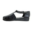 thumbnail image 3 of 24 HOUR COMFORT Nala Women's Wide Width T-Strap Comfort Leather Shoes BLACK 5, 3 of 6