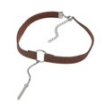 thumbnail image 2 of Choker Collar Chain Pendant Necklace Party Prom Fancy Elegant Decor Coffee---Product code 46235, 2 of 5