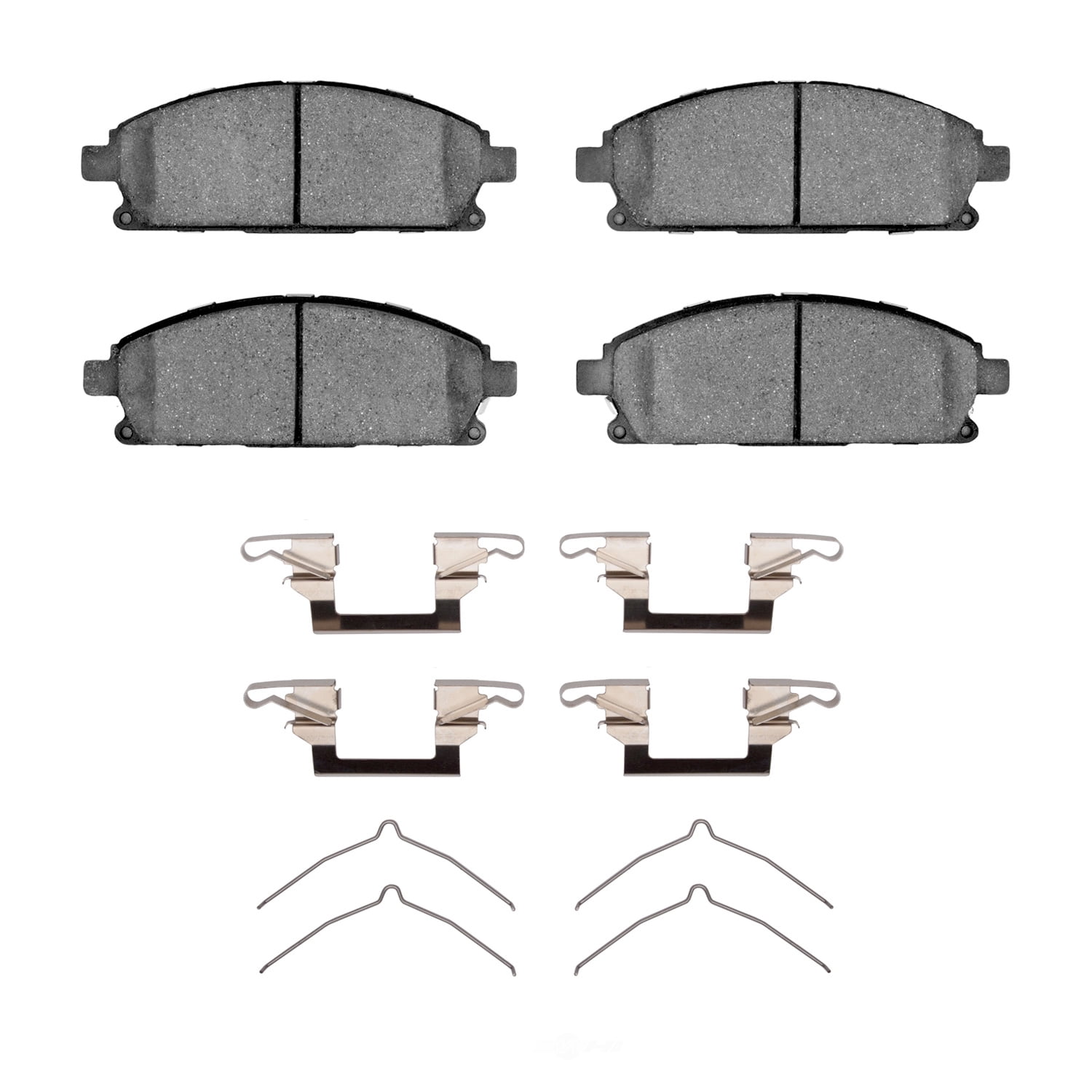 Dynamic Friction Company 1551-0691-02 DFC 5000 Advanced Brake Pads - Ceramic and Hardware Kit - OE