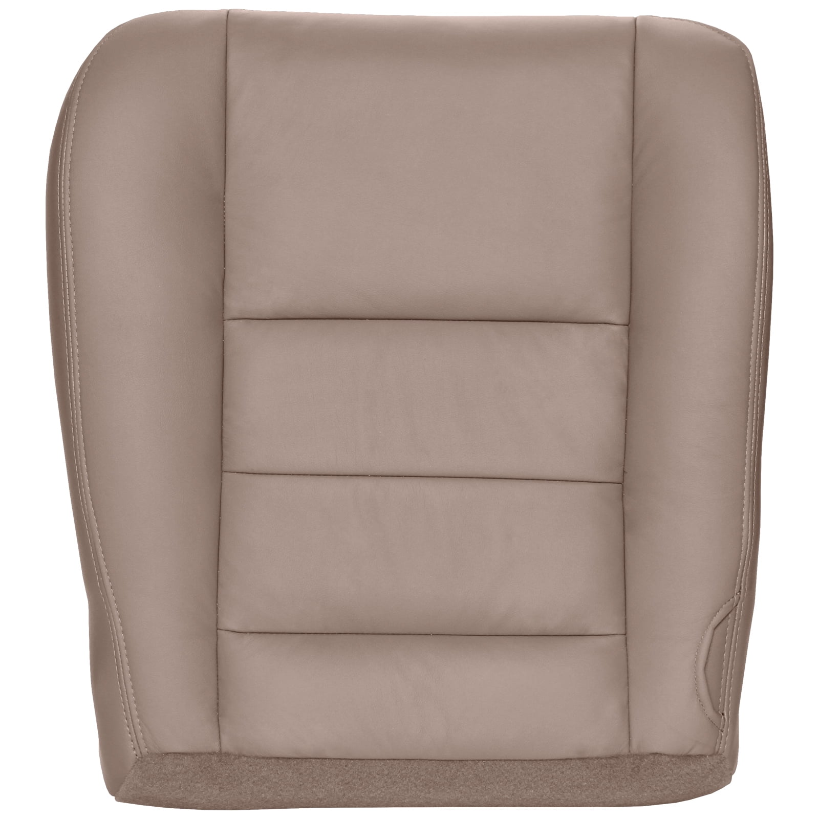 Durafit Seat Covers Made to fit 2000-2005 Ford Excursion Front High Back Bucket Seats Made in Tan Leatherette 