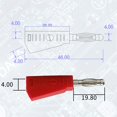thumbnail image 3 of Welding -Free Banana Plug 4Mm Can Be Continuously Plugged Male J10029, 3 of 9