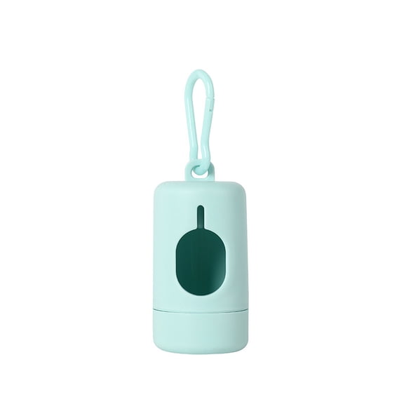 Pet Poop Bag Dispenser with LED Light, Portable Dog Waste Bag Holder with Refillable Design, Dog Pooper Scooper Accessory for Outdoor Walking Training