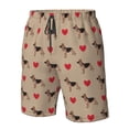 thumbnail image 4 of Pofeuu German Shepherd Dog Prin Men's Swim Trunks Quick Dry Bathing Suit Swimming Board Shorts Mesh Lining Beach Swimwear-XX-Large, 4 of 6