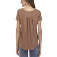 thumbnail image 5 of Womens V Neck Casual Blouse Button Down T Shirts Flare and Flowy Tops, 5 of 6
