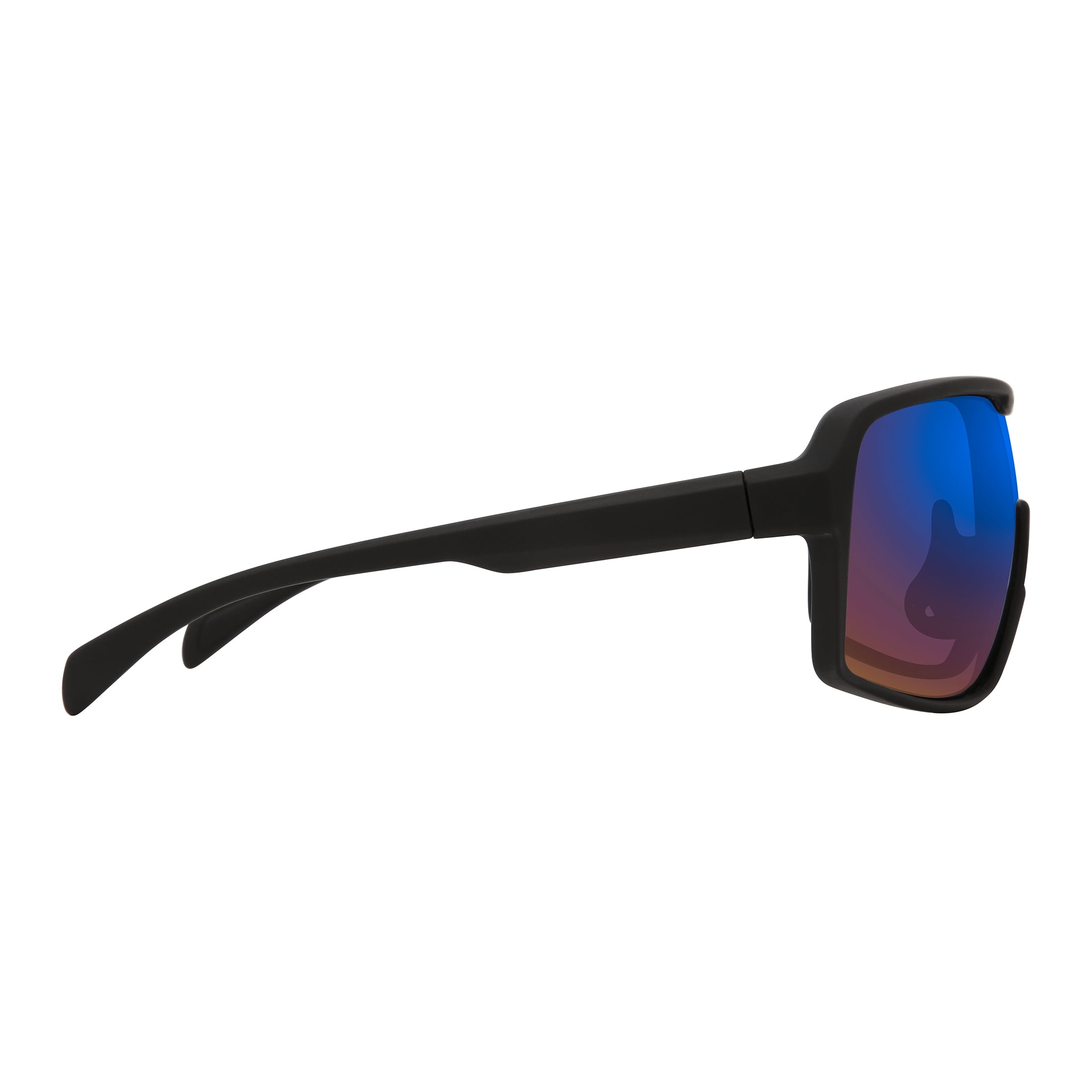 M+ Safety Glasses, Unisex, MS369150BLKR Lens revo blue, 1 pc