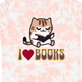 thumbnail image 4 of Inktastic I Love Books Reading Cat Girls Toddler T-Shirt, 4 of 5