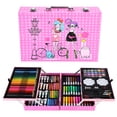 thumbnail image 1 of Drawing Art Box Washable Odorless Colorful Safe Pigment 2 Layer Aluminum Box Art Set, 1 of 14
