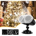 thumbnail image 2 of DPTALR Lampe Projecteur de Noël Extérieure Imperméable Flocon de Neige, 2 of 9