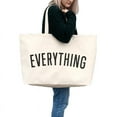thumbnail image 2 of JennyShop Shopping Tote Bag Flower Weekend Travel Bag Fashion Giant Canvas Bag, 2 of 8