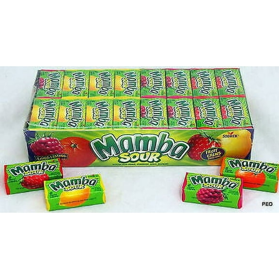 Mamba Sour Fruit Chews .93oz 48 Count