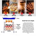 thumbnail image 5 of Arcticwind Wood Burning Stove,Portable Camping Tent Stove with Chimney Pipes,Stainless Steel,For Outside Tent,Cookout,Winter,Ice Fishing,Truck Travel,Green-Small Size, 5 of 9