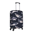 thumbnail image 2 of Watercolor Shark Vintage Travel Luggage Cover Suitcase Protector Anti-Scratch Fit 22-24 Inch, 2 of 7