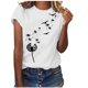 thumbnail image 2 of Blusa informal de manga corta con cuello redondo para mujer con estampado del día de San Valentín OAVQHLG3B Store  lin121212, 2 of 4