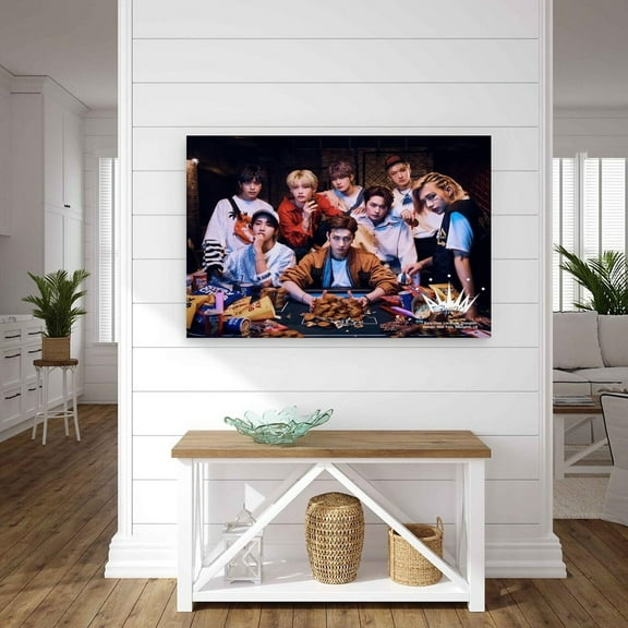 Stray Kids Canvas Art Poster - Skz Kpop Wall Art Painting for Bedroom and Gym1 Decor