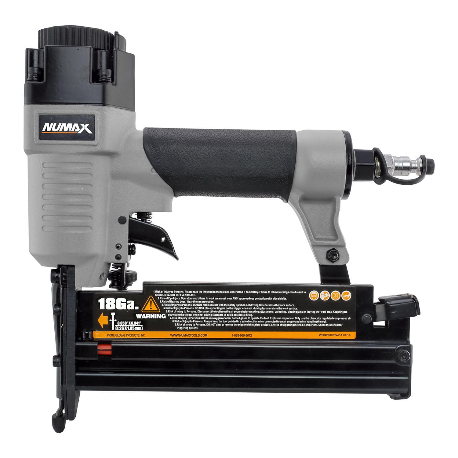 NuMax SL31 Pneumatic 3-in-1 16-Gauge and 18-Gauge 2" Finish Nailer / Stapler