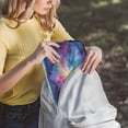 thumbnail image 6 of Quilted Laptop Sleeve for 13-16 Inch Laptops Protective Laptop Case Cover Lightweight Travel & Office Essentials Heart with Galaxy Background, 6 of 8