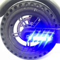 thumbnail image 2 of Luz de advertencia para scooter, luces de advertencia de seguridad nocturna, tira de luz LED para accesorios de scooter eléctrico Xiaomi Mijia M365, color blanco, 2 of 5
