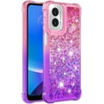 thumbnail image 3 of Compatible with Motorola Moto G Play 2024 Case Girls Women Liquid Glitter Heavy Duty Shockproof Back Cover Soft TPU Bumper Silicone Slim Protective Cover for Moto G Play 4G 2024 Gradient Pink, 3 of 7