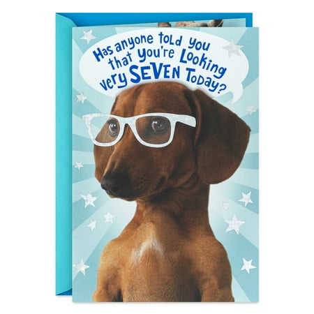 Hallmark 7th Birthday Card for Kid (Look at You)
