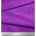 thumbnail image 2 of Soimoi Pink Rayon Fabric Leopard & Wild Animal Skin Print Fabric by Yard 42 Inch Wide, 2 of 3