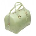 thumbnail image 1 of MIFORINES Bolso de mano con asa superior en forma de almohada de gelatina de verano para mujer, bolso de cristal transparente de Color caramelo, 1 of 2