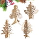 thumbnail image 1 of Adornos decorativos de Navidad de 4 piezas Adornos de árbol de Navidad de mesa tallados huecos Sailing Electrónica, 1 of 5