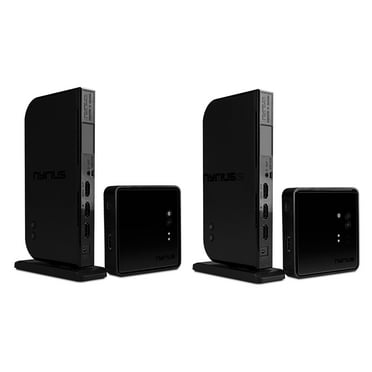 Nyrius ARIES Home  Wireless HDMI 2x Input Transmitter & Receiver for Streaming HD 1080p 3D Video and Digital Audio from Cable box, Satellite, Bluray, DVD, PS4, PS3,  Laptops, PC - 2 Pack