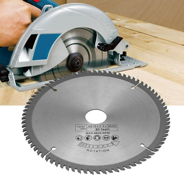 OTVIAP Wood Cutting Disc,210mm 80 Teeth Bore Diameter 30mm Circular Saw Blade with 3 Orings