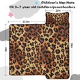 thumbnail image 5 of Orange and Brown Leopard Pattern Toddler Nap Mats for Kids Preschool,Sleeping Mat Bag or Kids,Toddler Sleeping Bag,Toddler Nap Mat or Daycare, 5 of 6