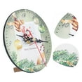 thumbnail image 3 of Cergrey Wall Clock,Round Wall Clock,Christmas Santa Pattern Round Wall Clock Mute Non Ticking Clock For Home Party Festival, 3 of 8