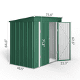 thumbnail image 4 of Asofer 6'x4' Metel Sheds and Outdoor Storage Clearance, Tool Shed with Lockable Door for Garden, Green, 4 of 8