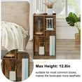 thumbnail image 6 of VECELO 3-Piece Bookcases Bookshelf Multi-Functional 12-Grid Bedroom Living Room Wooden Storage Rack, Brown, 6 of 8