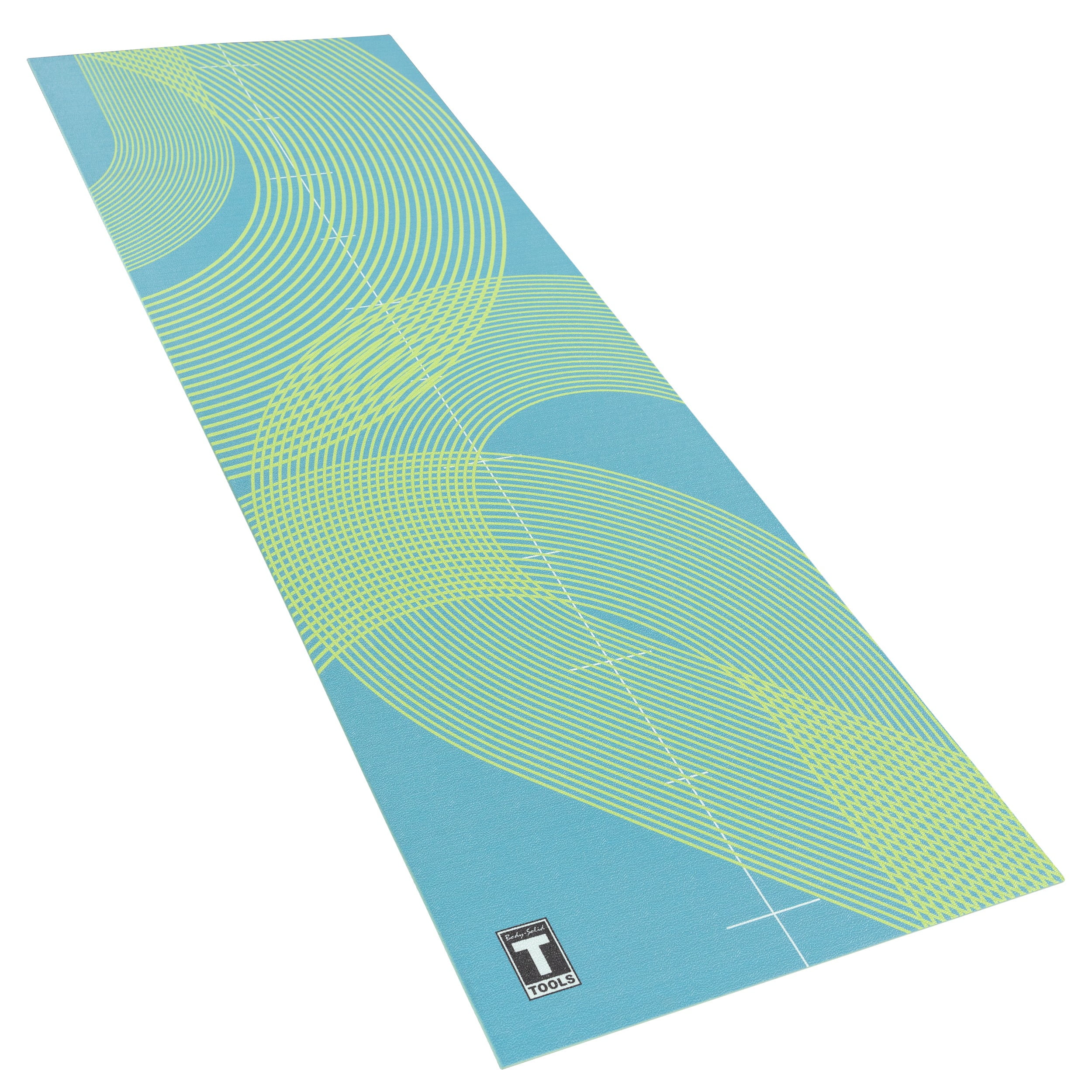 Body Solid Tools BSTYM10 - Premium Yoga Mat, 6mm, Green