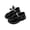 Black, variant on Bxsruta Girls Mary Janes Shoes Pearl Bowknot Flat Heels Princess Dress Shoes for Kids