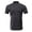 Black, variant on Men's Lapel Solid Business Casual Loose Short Sleeved T Shirt Heat Transfer Paper for T Shirts Shirks for Men Mens Large Tall T Shirts Men Shirts Pack Extra Large Men Men