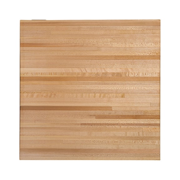 CONSDAN Butcher Block Counter Top, USA Grown Hard Maple Solid Hardwood Countertop, Washer/Laundry Countertop, Table Top, Polished, Prefinished with Food-safe Oil, 1.5" Thickness, 36" L x 36" W