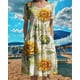 thumbnail image 5 of Vestido Medlor para mujer, bohemio, manga corta, estampado floral 2025, 5 of 6