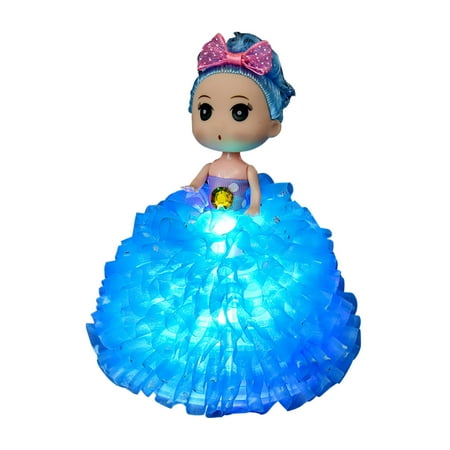 

Home Appliances Cute Luminous Doll LED Night Light With Soft Lighting Gifts For Girls For Birthdays And Christmas