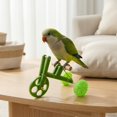 thumbnail image 3 of mdesiwst Parrot Training Bicycle, Funny Parrot Bike Training Toy, Creative Green Parrot Training Bike for Birds Intelligent Development, 3 of 8