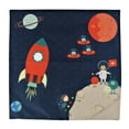 thumbnail image 2 of Fly to the Moon | Rocket | Moon | Fun Gifts | Pillow Cover | Home Decor | Throw Pillows | Nursery Decor | Kids Room Decor | Room Decor, 2 of 3