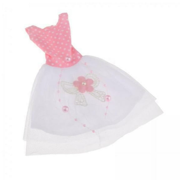 Almencla 2xAdorable 12 Inch Doll Clothes Suit 1/6 Matching Garments Dress 1 2 Pcs