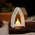 thumbnail image 5 of Small Lantern with LED Tealight, Modern Lantern Decorative, Hanging Candle Lantern for Ramadan Christmas Wedding Table Centerpiece Indian Diwali Decor, Garden Fairy Party Decoration, 5 of 6