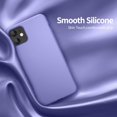 thumbnail image 3 of Upgraded Slim Fit iPhone 11 case, Premium Silicone Phone Case, Full Body Shockproof Protection Cover Anti-Scratch&Fingerprint for iPhone 11 with Comfortable Grip, 6.1 inch, Light Purple, 3 of 15