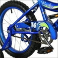 thumbnail image 4 of WonderWheels 16" BMX S-Type Frame Bicycle Coaster Brake One Piece Crank Chrome Rims Black Tire Kid's Bike - Blue, 4 of 6