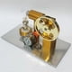 thumbnail image 5 of Metal Mini creativo aire Motor modelo generador de electricidad energía de Física Ciencia juguetes educativos Baoblaze motor Stirling, 5 of 8