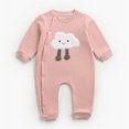 thumbnail image 2 of Vedolay Baby Girl Autumn Outfits Long Sleeve Knitted Romper Pants Winter Clothes Pink,12M, 2 of 5