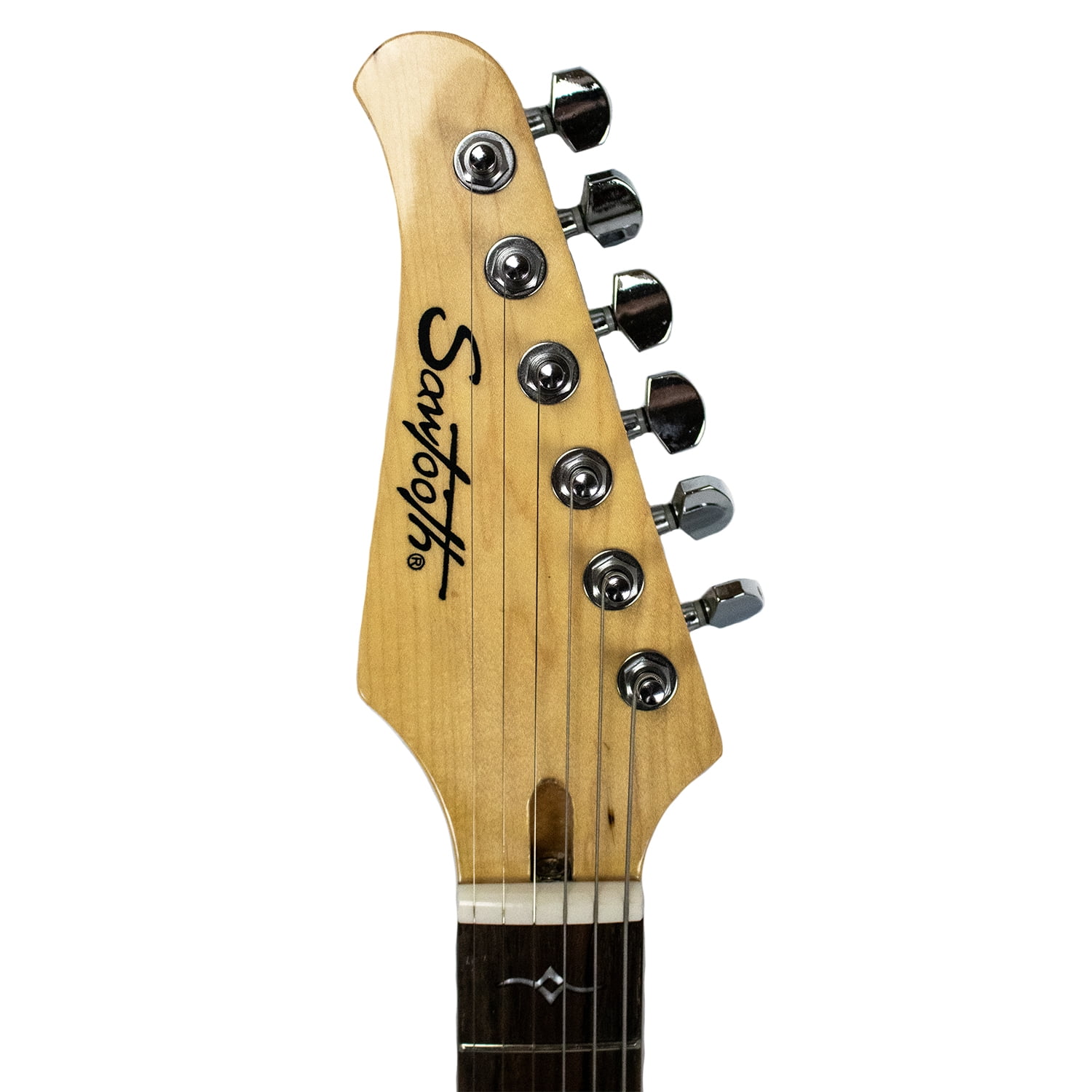 Buy Sawtooth Natural Series Left Handed Spalted Maple 24Fret Electric